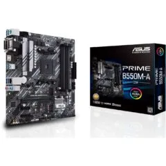 AM4 ASUS PRIME B550M-A CSM - B550M-A - Micro-ATX DDR4 PCIe 4.0, 2x M.2, 6 SATA