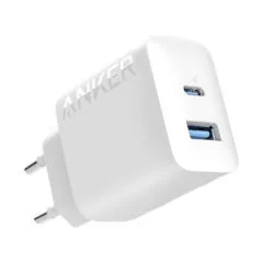 Anker 312 Charger 20W 1 x USB-C 1 x USB-A white