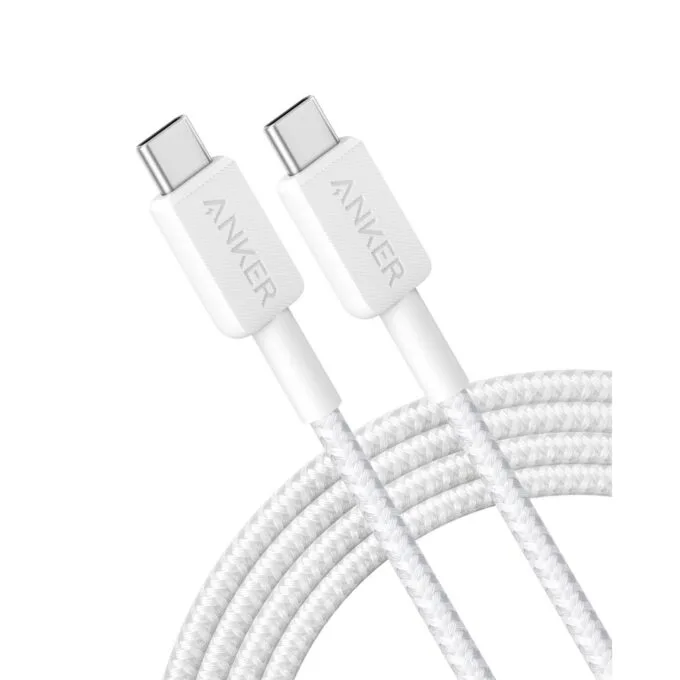 Anker 322 USB-C to USB-C Cable 0.9m White — image 1