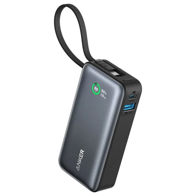 Anker 545 Nano PowerBank 10.000 mAh PD 30W inkl. USB-C Kabel black — image 3