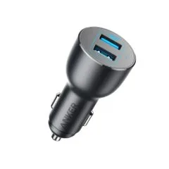 Anker Car Charger - PowerDrive III - 2 Port 36W Alloy Black