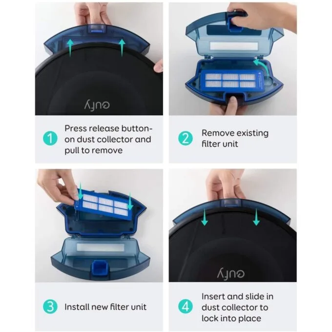 Anker Eufy 2 Replacement HEPA Filters for RoboVac - RoboVac G10 Hybrid - Replacement HEPA Filters — image 3