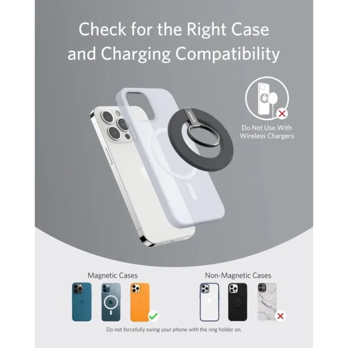 Anker Mag-Go Ring Holder - Black — image 6