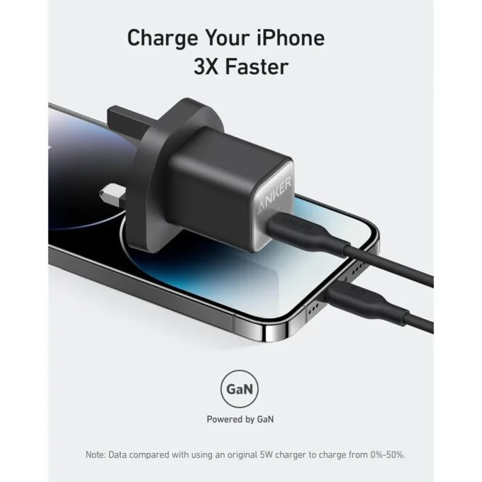 Anker Mobile Charger Wall 30W USB-C Nano 3 - 511 - Black — image 2