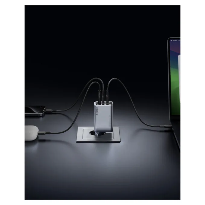 Anker Prime Charger 100W 3 Ports GaN 1 x USB-A 2 x USB-C — image 2