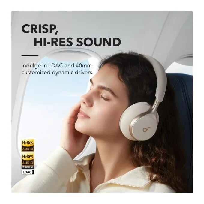 Anker Soundcore Headphones - HiRes ANC Space One White — image 2