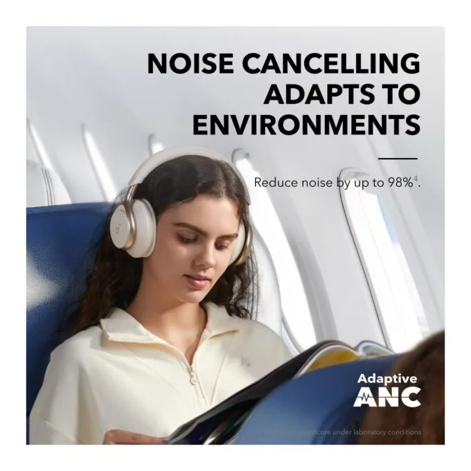 Anker Soundcore Headphones - HiRes ANC Space One White — image 6