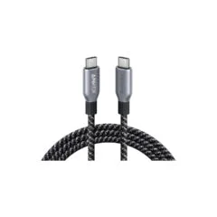 ANKER USB-C auf USB-C Kabel 180cm 240W Upcycled geflochten PCR Soft-touch weich und robust USB-IF zertifiziert schwarz
