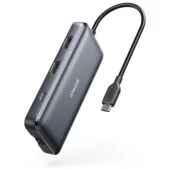Anker Work USB-C Hub - 8in1 - 2xHDMI,GB,SD,PD100W