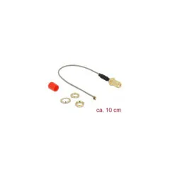 Antenna cable SMA (socket for installation) to MHF