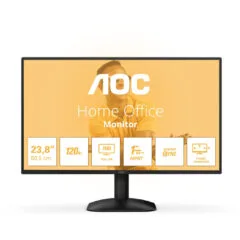 AOC 24B31H - 23.8-inch IPS Full HD Monitor, 1920x1080, 120Hz, HDMI 1.4 + VGA, Tilt Stand, Black