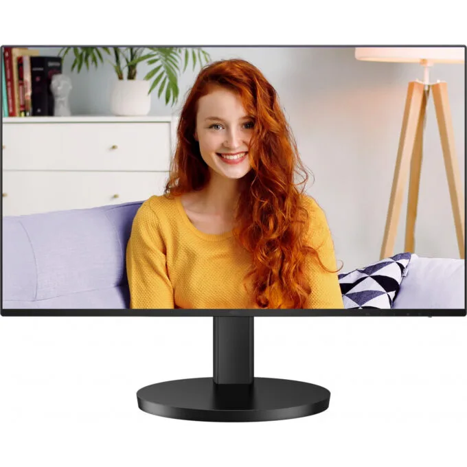 AOC 24B3CF2 - 23.8" FHD IPS Monitor - 100Hz, 1ms, USB-C (PD 65W), HDMI, Built-in Speakers, Black — image 2