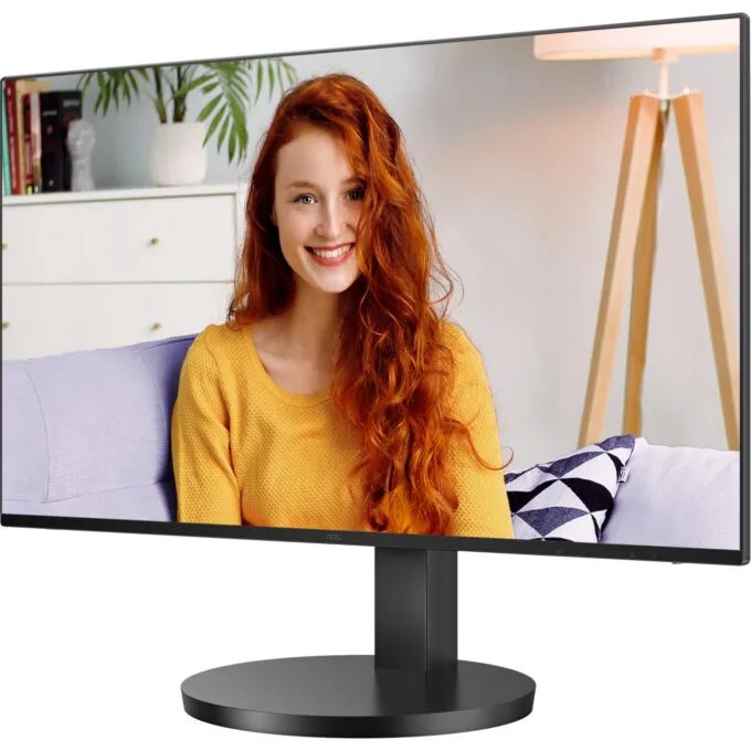 AOC 24B3CF2 - 23.8" FHD IPS Monitor - 100Hz, 1ms, USB-C (PD 65W), HDMI, Built-in Speakers, Black — image 6