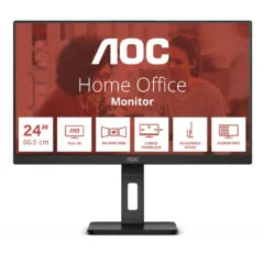 AOC 24E3QAF - 23.8" Full HD IPS Monitor, 1920x1080, 4ms, 75Hz, HDMI/VGA/DP, Black