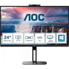 AOC 24V5CW BK 23.8 inch Monitor - 24V5CW - Black, HDMI, DisplayPort, USB