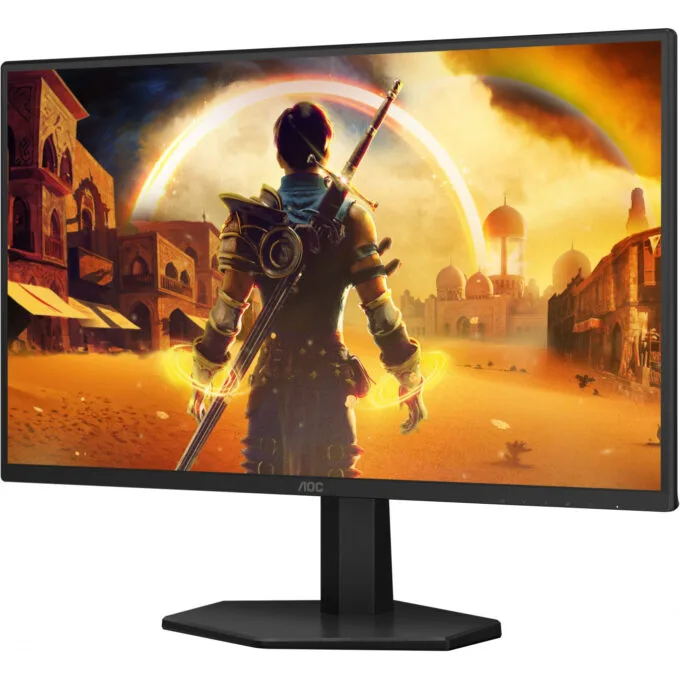 AOC 25G42E 24.5in FHD IPS Gaming Monitor - 25G42E - Black/Red, 180Hz, 1ms, G-SYNC, HDMI 2.0, DP 1.4 — image 2