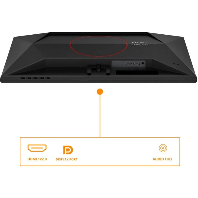 AOC 25G42E 24.5in FHD IPS Gaming Monitor - 25G42E - Black/Red, 180Hz, 1ms, G-SYNC, HDMI 2.0, DP 1.4 — image 4