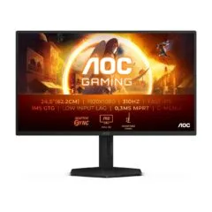 AOC 25G4SXU 24.5" FHD Fast IPS 310Hz Gaming Monitor - 2xHDMI 2.0 + DP1.4