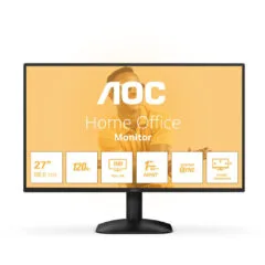 AOC 27B31H - 27 inch Full HD IPS Monitor - 1920x1080, 120Hz, 4ms GTG, HDMI 1.4 & VGA, Black