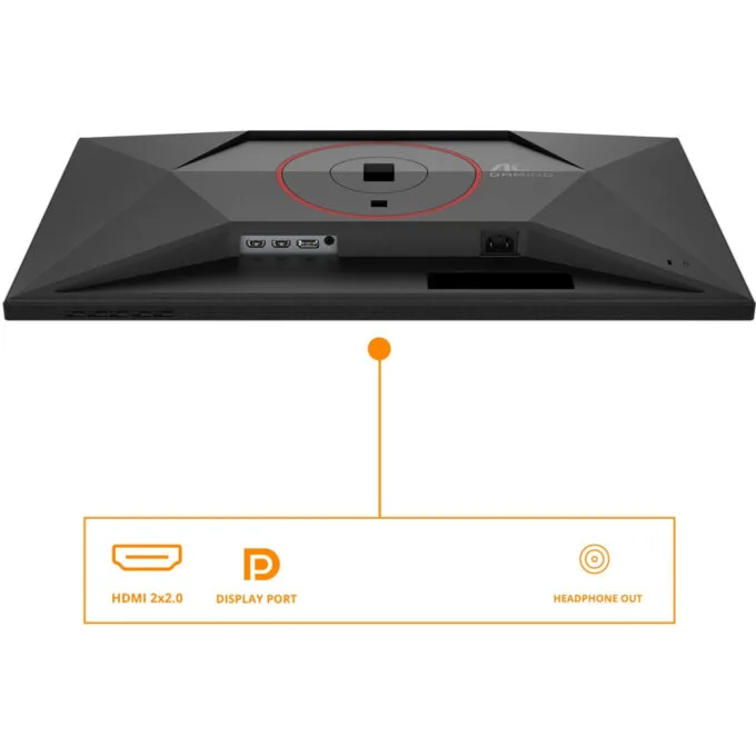 AOC 27G4HA - 27" Fast IPS Gaming Monitor - FHD 1920x1080, 200Hz, 1ms, HDR10, Black/Red — image 8