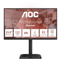 AOC 60.5cm (23.8') - 24E4CV - 16:09 HDMI+DP+USB-C Lift black