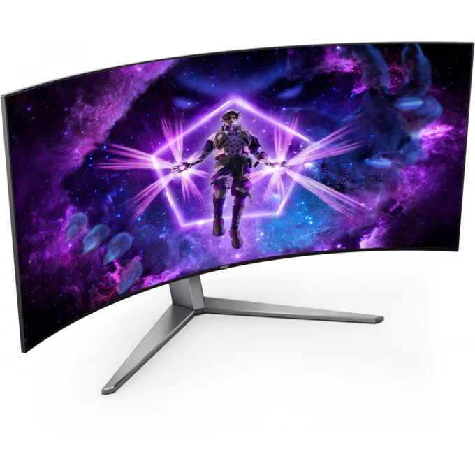 AOC AGON PRO AG456UCZD - 45" Curved OLED UWQHD (3440x1440), 240Hz, 0.03ms, HDR10, USB-C PD 90W - Black — image 10