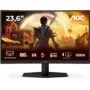 AOC C24G42E - 23.6in Curved Gaming Monitor 1500R | FHD 1920x1080, 180Hz, 4ms GTG, HDR10, DP1.4 + 2x HDMI2.0, Black/Red