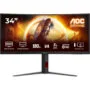 AOC CU34G4 34" UWQHD 3440x1440 180Hz Curved VA Gaming Monitor
