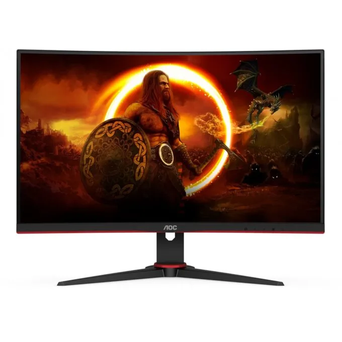 AOC Gaming C24G2AE - C24G2AE - 23.6" FHD 1920x1080, 165Hz, 1ms, VESA, Speakers, Red Black — image 6