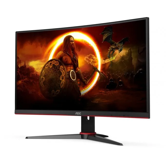 AOC Gaming C24G2AE - C24G2AE - 23.6" FHD 1920x1080, 165Hz, 1ms, VESA, Speakers, Red Black — image 7