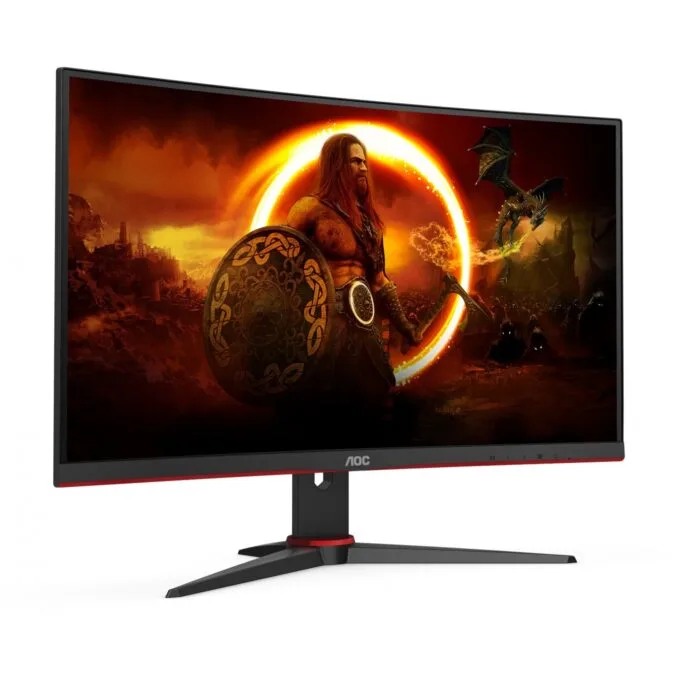 AOC Gaming C24G2AE - C24G2AE - 23.6" FHD 1920x1080, 165Hz, 1ms, VESA, Speakers, Red Black — image 8