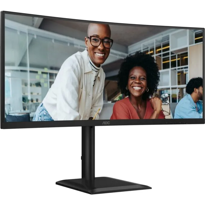 AOC Monitor - CU34E4CV - 86.0cm (34') 21:9 2xHDMI+DP+USB-C Curved Black — image 18