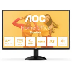AOC Q27B35E - 27-inch QHD IPS Monitor, 75Hz, 4ms GTG, HDMI 1.4 & DP1.4, Black