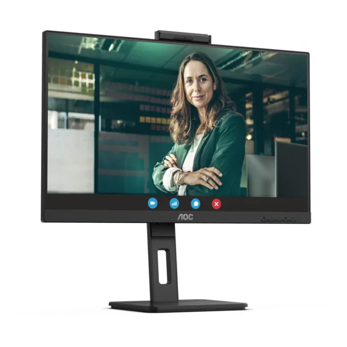 AOC Q27P3CW - 27in QHD (2560x1440) IPS Monitor with Webcam, USB-C PD65W, HDMI/DP, 75Hz, Black — image 13