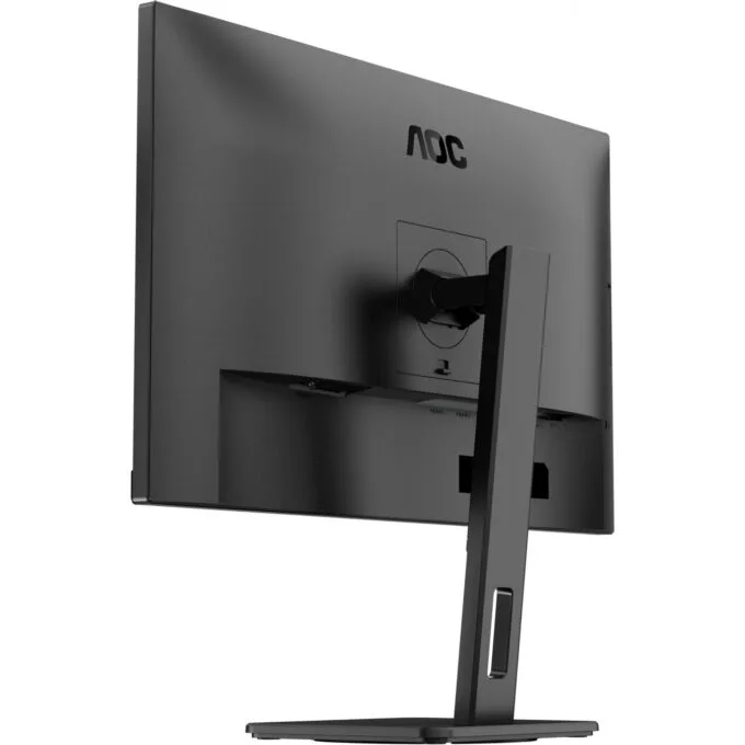 AOC U27E3UF - 27in 4K (3840x2160) IPS LED Monitor, 4ms GTG, 60Hz, Height-Adjustable, Black — image 4