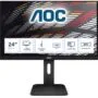 AOC X24P1 24" WUXGA IPS 1920x1200 4ms 60Hz HDMI/DP/VGA USB Hub - Black