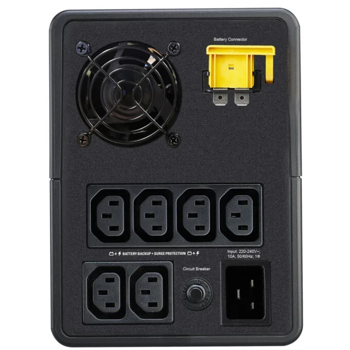 APC Easy UPS 2.2kVA (1200W) Line-Interactive Tower - Black, AVR, 6x IEC C13, 140–300V — image 2