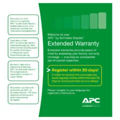 APC Extended Warranty Renewal - Systeme Service & Support 3 Jahre