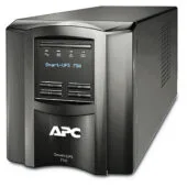 APC Smart-UPS SMT750iC - 750VA/500W Line-Interactive UPS, SmartConnect & SmartSlot, 6x IEC C13, Black, LCD