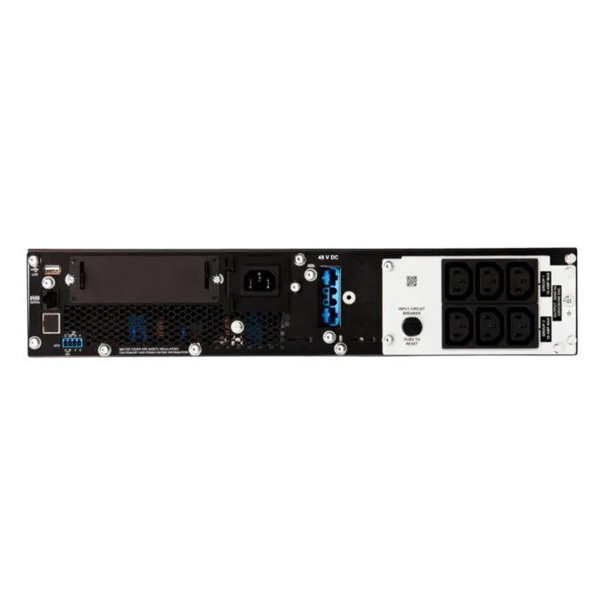 APC Smart-UPS SRT 1500VA RM - SRT1500RMXLI-NC - Black, 6x IEC C13, Online Double-Conversion, Rackmount — image 2