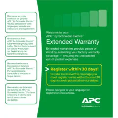 APC Warranty Extension - WBEXTWAR3YR-SP-03 - 3 Year 24x7 Service Pack