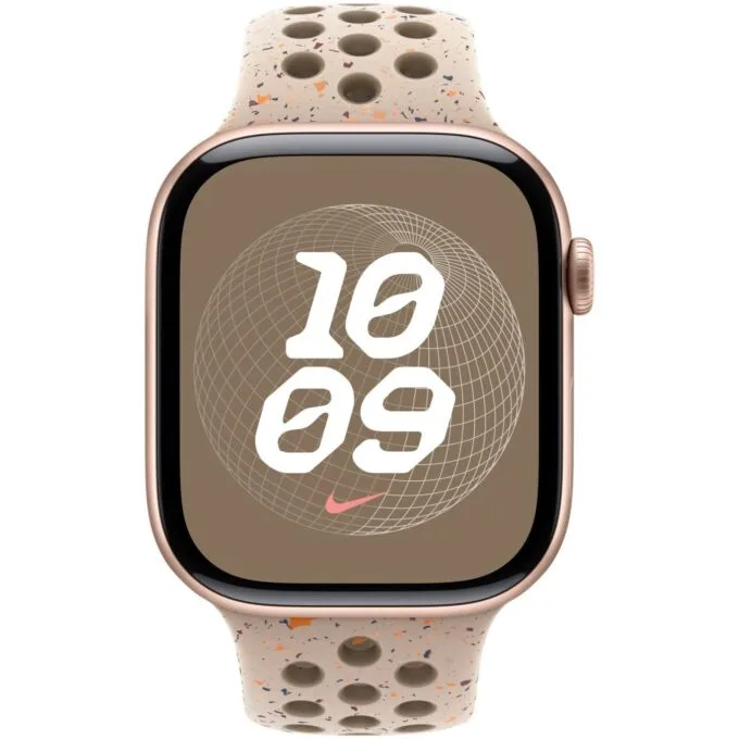 APPLE 46mm Desert Stone Nike Sport Band - MYL93ZM/A - Beige Fluoroelastomer, M/L band for Apple Watch 44-49mm — image 3