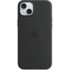 Apple iPhone 15 Plus Silicone Case with MagSafe - Black - Slim