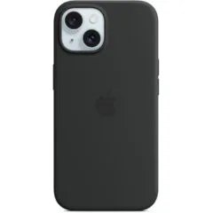 Apple iPhone 15 Silicone Case with MagSafe - Black