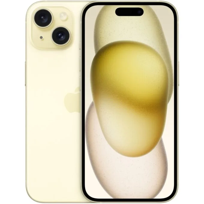 Apple iPhone 15 - Yellow, 256 GB — image 1