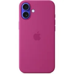 Apple iPhone 16 Plus Silicone Case with MagSafe - Fuchsia