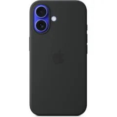 APPLE iPhone 16 Silicone Case with MagSafe - Black