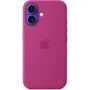 Apple iPhone16 Silicone Case with MagSafe - iPhone16 - Fuchsia