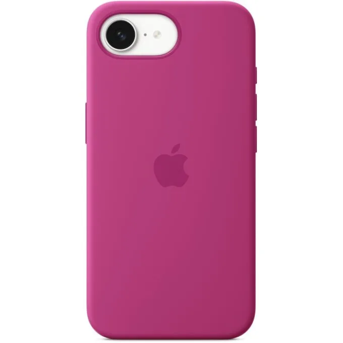 Apple iPhone16e Silicone Case - iPhone16e - Fuchsia — image 1