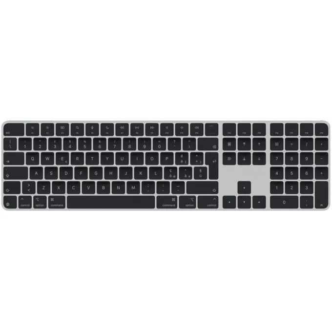 Apple Magic Keyboard with Touch ID and Numeric Keypad for Apple Silicon Macs - Italian Layout - Black Keys — image 1